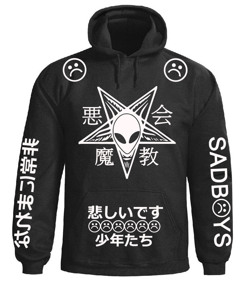 SAD BOYS SABBATIC ALIEN HOODIE dopepremium